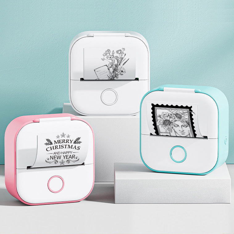 Portable Mini Thermal Label. Bluetooth-compatible Mini Label Printer.
